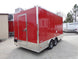 8.5x16 Victory Red Shower Bathroom Trailer