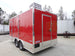 8.5x16 Victory Red Shower Bathroom Trailer