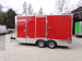 8.5x16 Victory Red Shower Bathroom Trailer