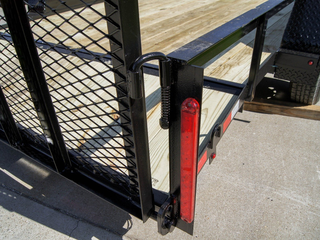 6.4x16 Dovetail Utility Trailer with Stacked Baskets