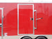 8.5x16 Victory Red Shower Bathroom Trailer