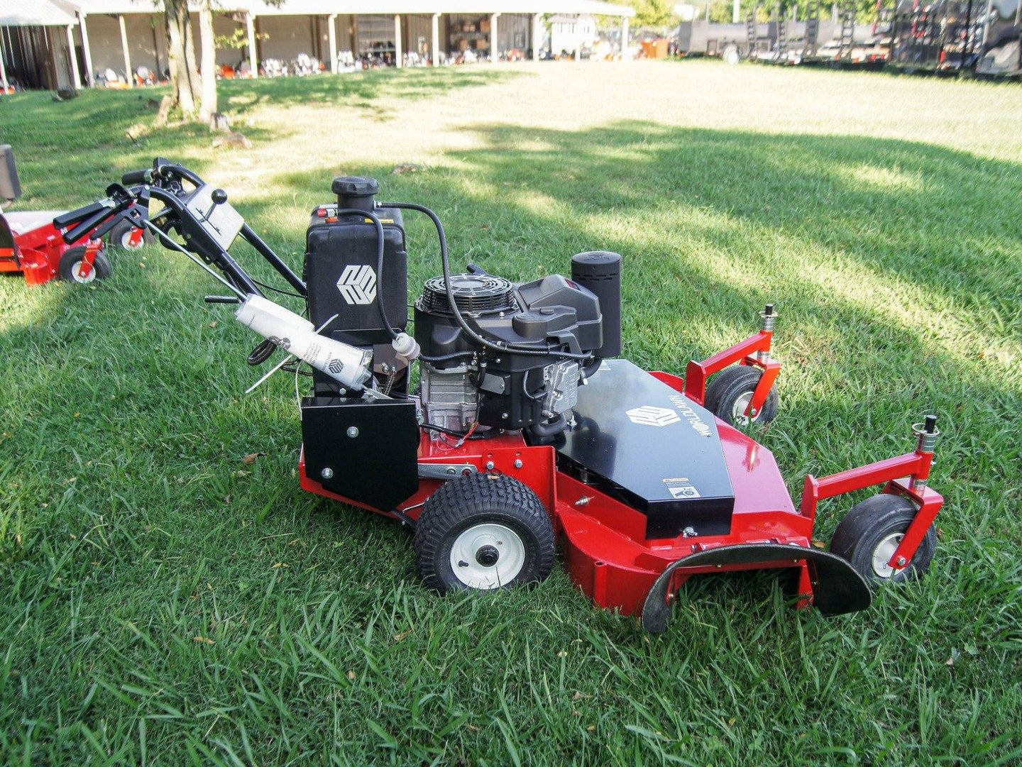 WorldLawn 48" Walk Behind Mower Front