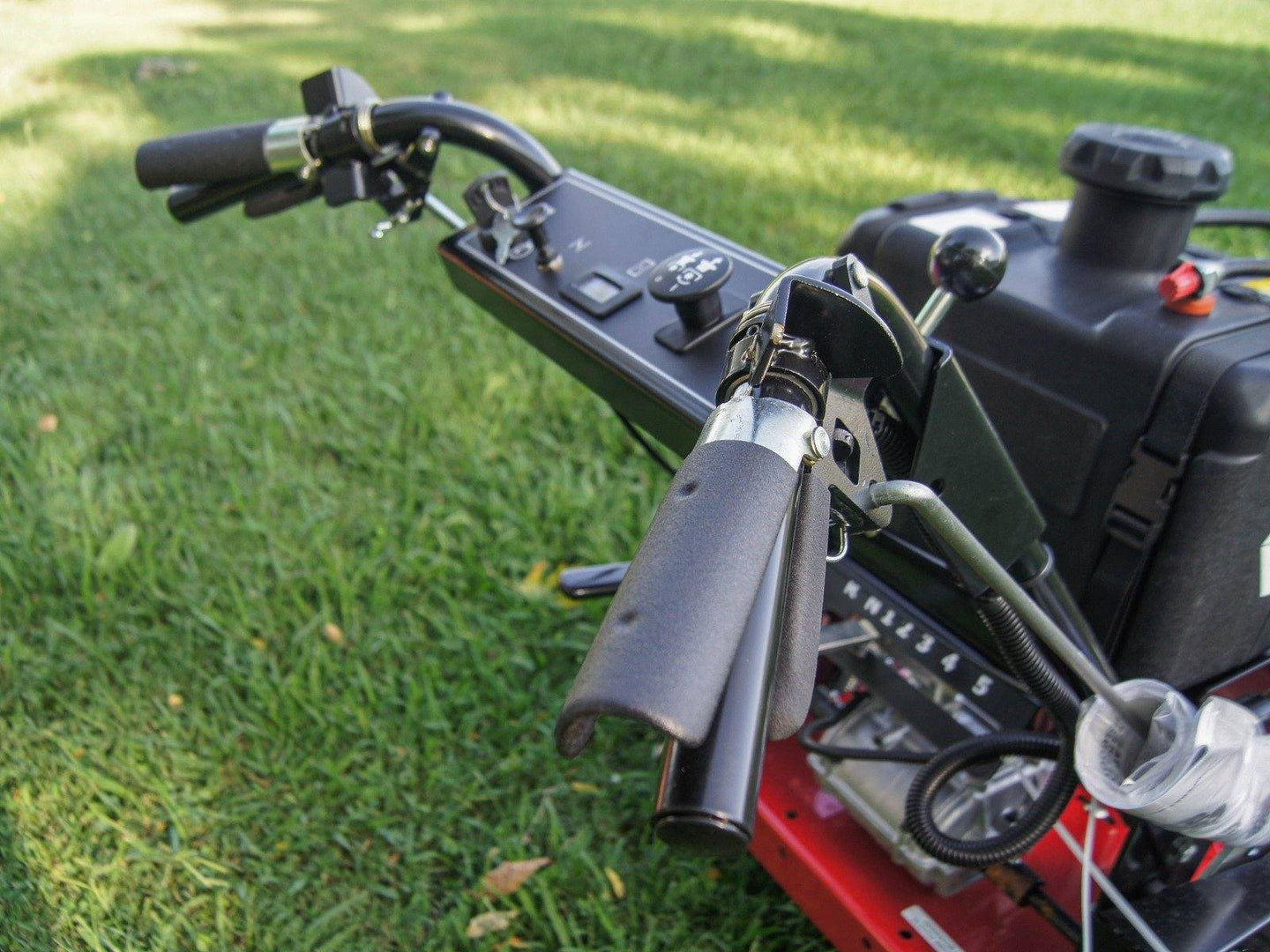 WorldLawn 48" Walk Behind Mower Front