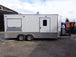 8.5' x 18' White Concession Food Trailer With Appliances