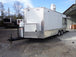 8.5' x 18' White Concession Food Trailer With Appliances