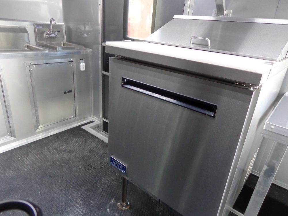 8.5' x 18' White Concession Food Trailer With Appliances