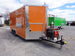 8.5' x 16' Orange Food Vending Concession Trailer