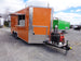 8.5' x 16' Orange Food Vending Concession Trailer