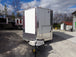 8.5' x 18' White Concession Trailer With Appliances