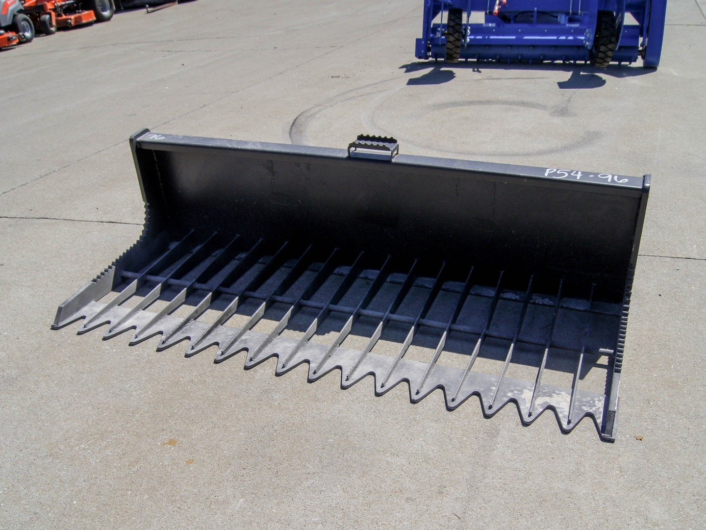 76'' Skeleton Rock Bucket Skid Steer Attachment