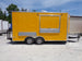 8.5' x 16' Yellow Food Concession Trailer