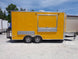8.5' x 16' Yellow Food Concession Trailer