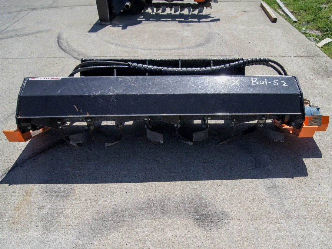 Mower King ECSSTR072 72'' Rotary Tiller Skid Steer Attachment