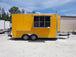 8.5' x 16' Yellow Food Concession Trailer