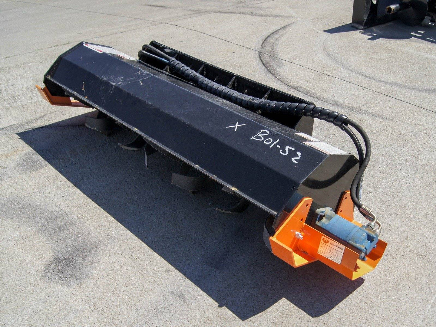 Mower King ECSSTR072 72'' Rotary Tiller Skid Steer Attachment