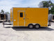 8.5' x 16' Yellow Food Concession Trailer