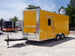 8.5' x 16' Yellow Food Concession Trailer