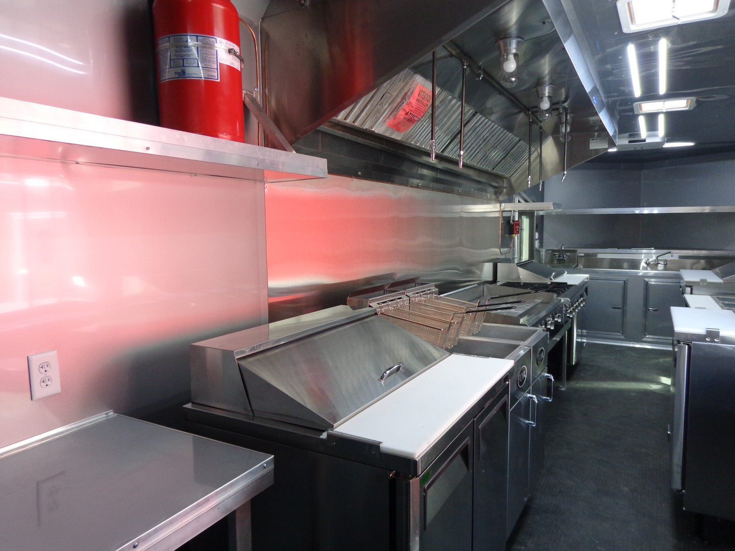 8.5' x 27' White Concession Food Trailer With Appliances