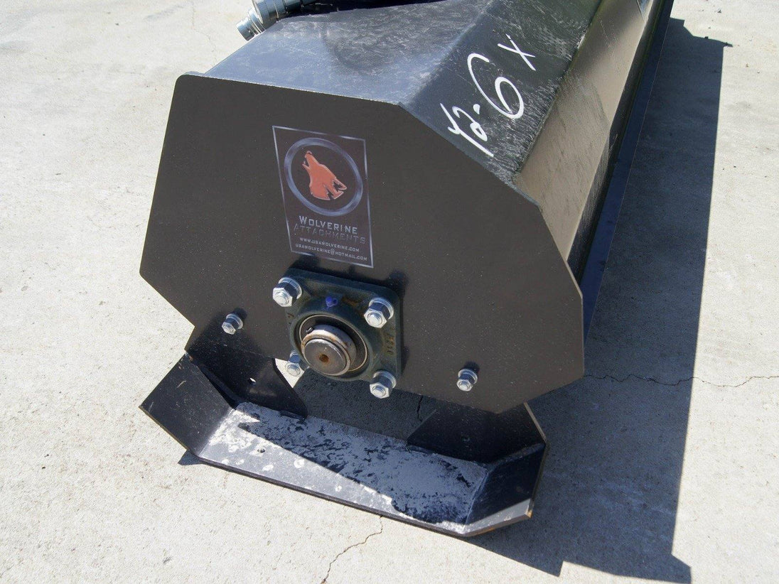 Wolverine ZW-TL-0072W 72'' Skid Steer Tiller Attachment