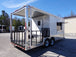 8.5' x 20' White Concession Food Event Trailer