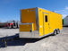 8.5' x 18' Penske Yellow Concession Food Trailer