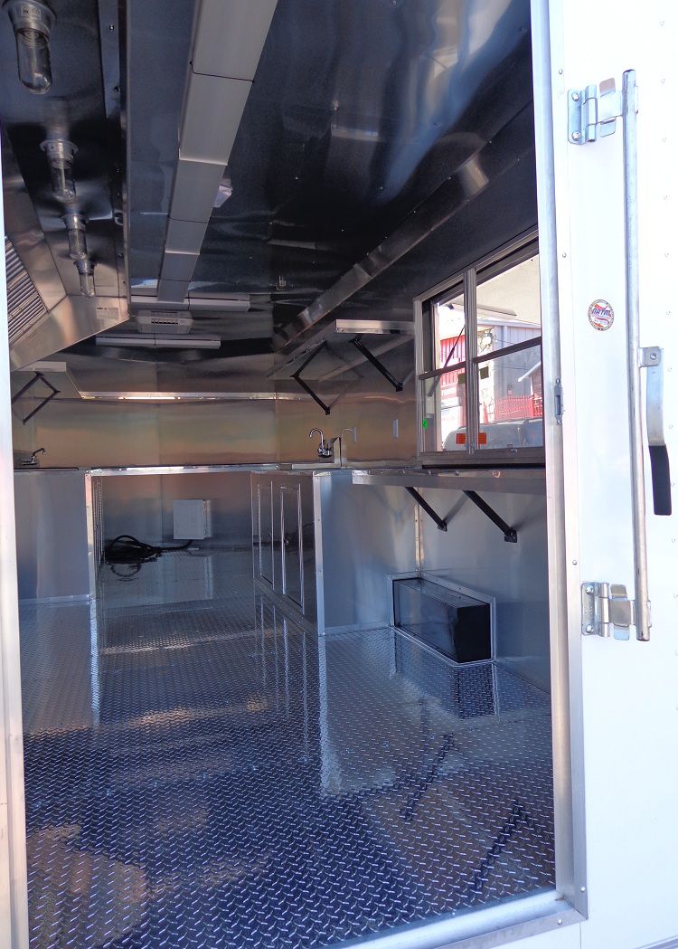 Concession Trailer 8.5'x20' White - Catering Food Vending Event