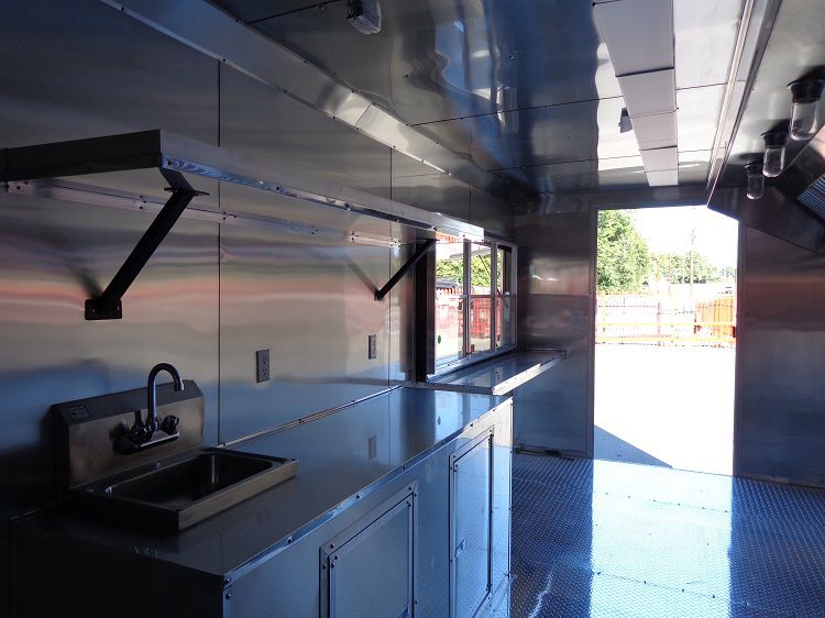 Concession Trailer 8.5'x20' White - Catering Food Vending Event