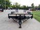 7x16 Equipment Trailer (2) 7K Axles with Standup Ramps
