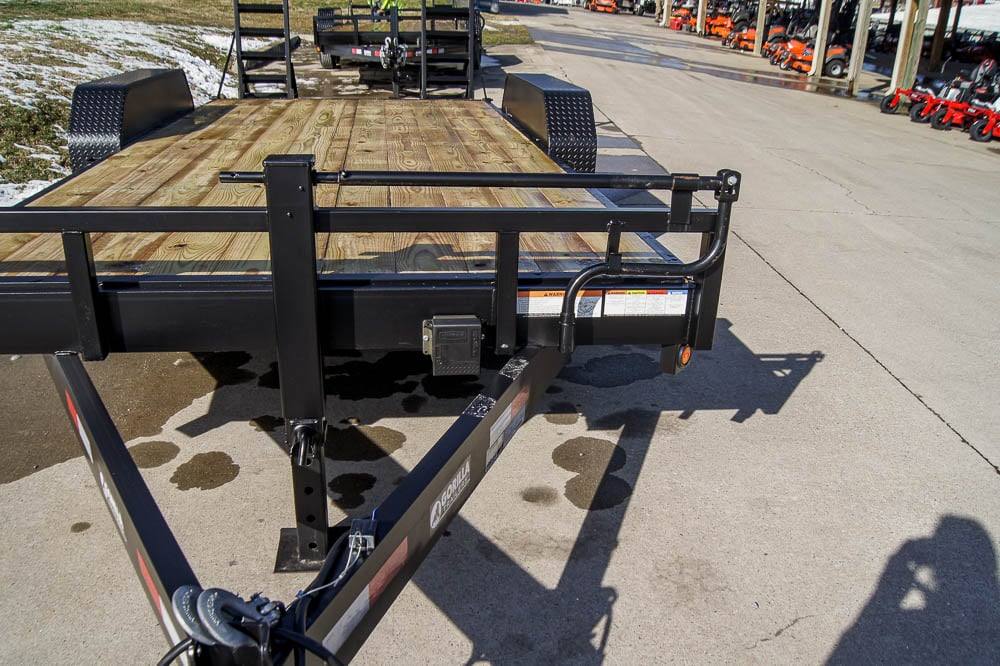 7x18 Equipment Trailer Dovetail 5' Ramps