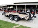 7x16 Equipment Trailer (2) 7K Axles with Standup Ramps