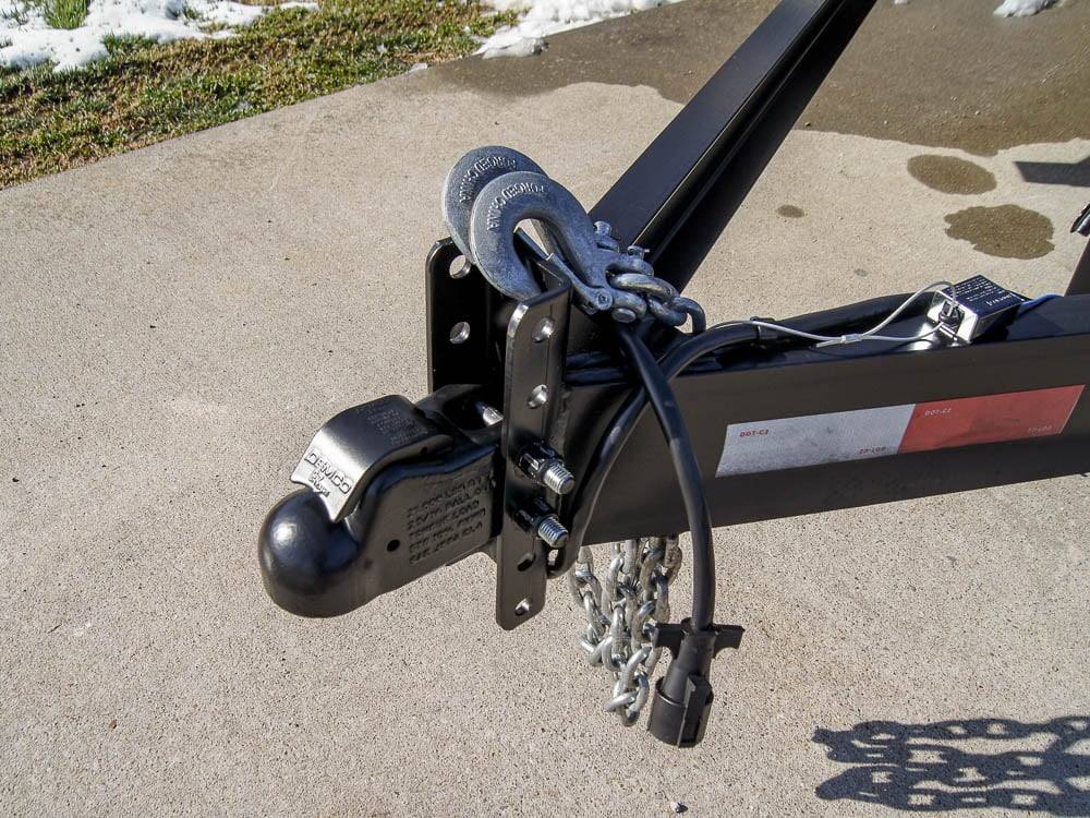 7x18 Equipment Trailer Dovetail 5' Ramps