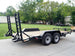 7x16 Equipment Trailer (2) 7K Axles with Standup Ramps