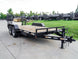 7x16 Equipment Trailer (2) 7K Axles with Standup Ramps
