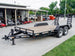 7x16 Equipment Trailer (2) 7K Axles with Standup Ramps