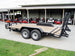 7x16 Equipment Trailer (2) 7K Axles with Standup Ramps