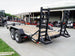 7x16 Equipment Trailer (2) 7K Axles with Standup Ramps
