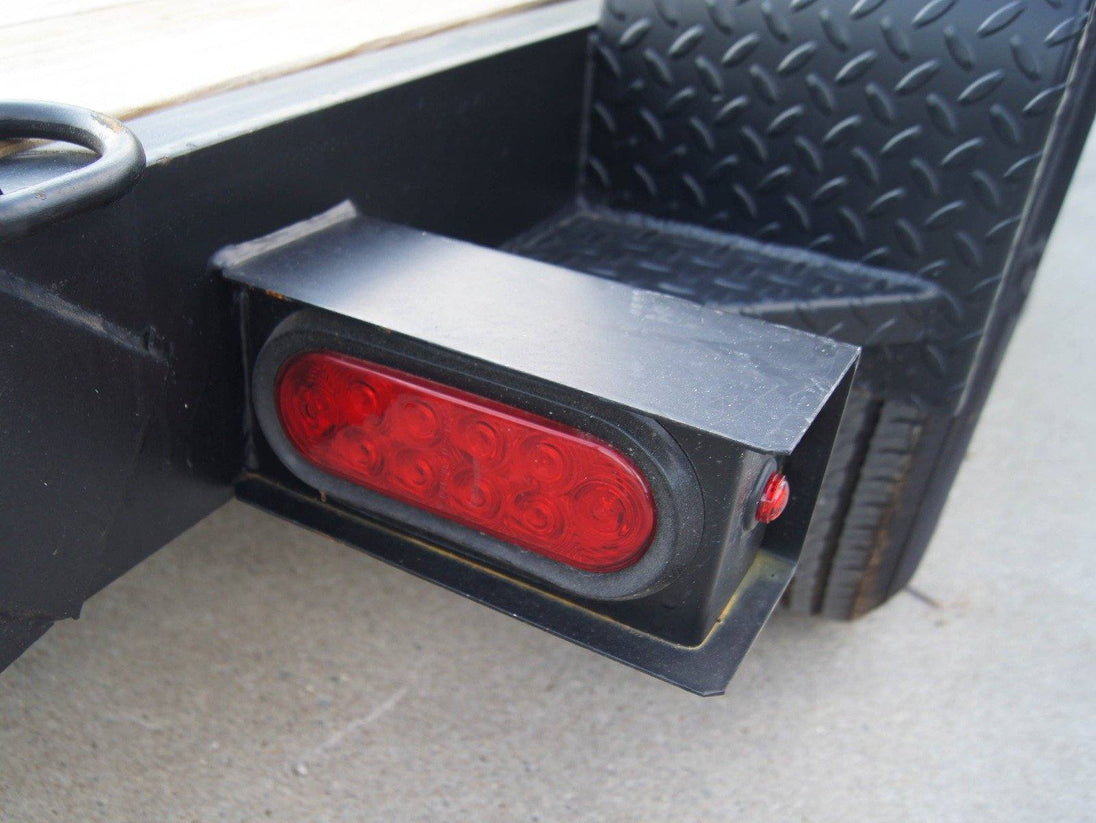 7x16 Equipment Trailer (2) 7K Axles with Standup Ramps