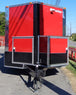 Concession Trailer 8.5'x22' Red - Event Food Catering Vending