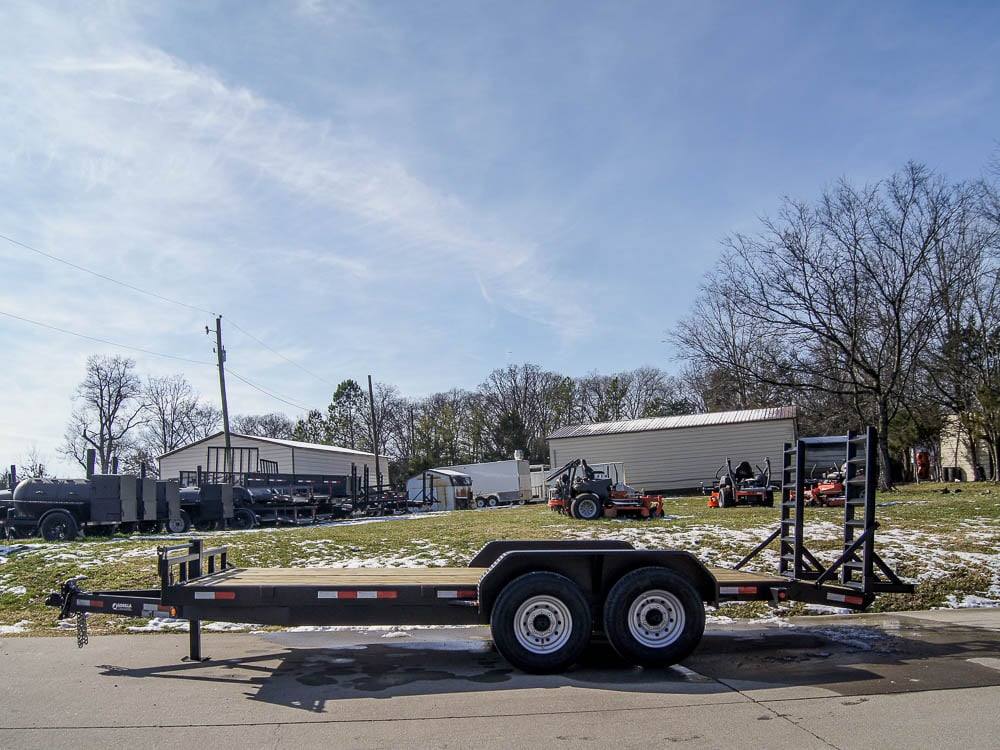 7x18 Equipment Trailer Dovetail 5' Ramps