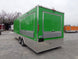 8.5' x 24' Lime Green Concession Food Trailer