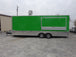 8.5' x 24' Lime Green Concession Food Trailer