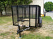 5x8 Straight Deck Utility Trailer with 4ft Mesh Side 3500lb Axle