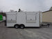 8.5' x 18' White Double Window Concession Food Trailer