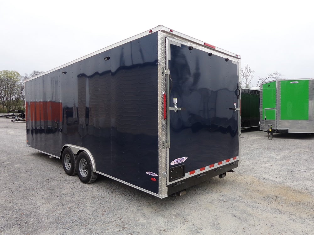 8.5' x 23' Indigo Blue Concession Food Trailer