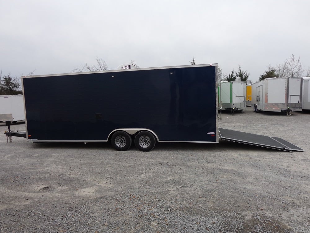 8.5' x 23' Indigo Blue Concession Food Trailer