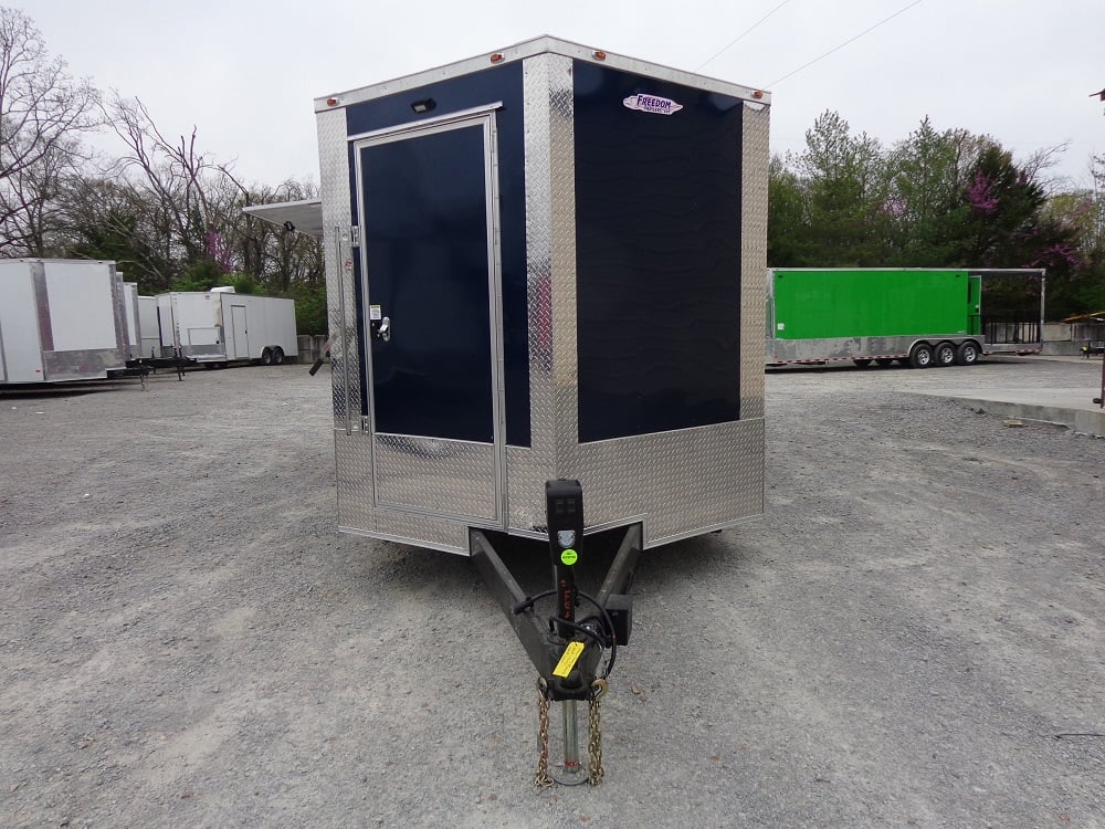 8.5' x 23' Indigo Blue Concession Food Trailer