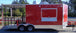 Concession Trailer 8.5'x20' BBQ Smoker Catering Event (Red)