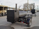 Smoker Trailer Pull Behind Wood 59"x 29" Charcoal Pit Wood Cage BBQ Cooker - SLE Equipment - 7