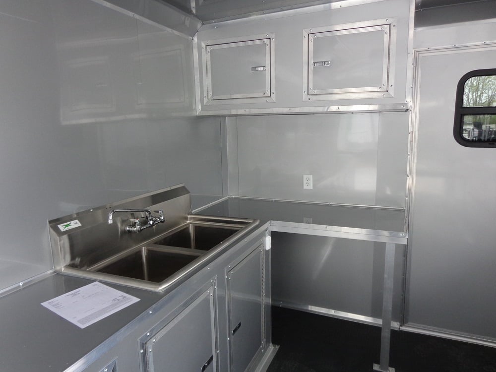 8.5' x 23' Indigo Blue Concession Food Trailer