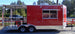 Concession Trailer 8.5'x20' BBQ Smoker Catering Event (Red)